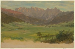 Alpesi völgy alkotó: Frederic Edwin Church
