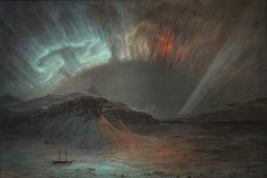 Aurora Borealis, 1865. alkotó: Frederic Edwin Church