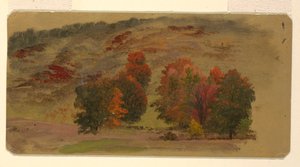 Őszi táj alkotó: Frederic Edwin Church