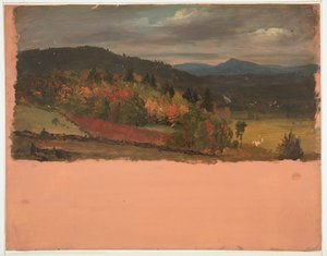 Őszi táj alkotó: Frederic Edwin Church