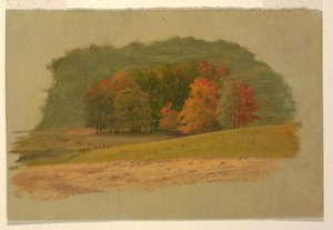 Őszi táj alkotó: Frederic Edwin Church