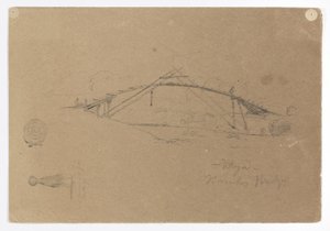 Bambuszhíd Buga-ban, Kolumbia és Lány egy üveggel, Cartago, Kolumbia alkotó: Frederic Edwin Church