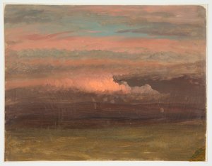Felhőtanulmány naplementekor alkotó: Frederic Edwin Church