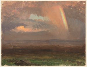 Felhők és szivárvány, Jamaica alkotó: Frederic Edwin Church