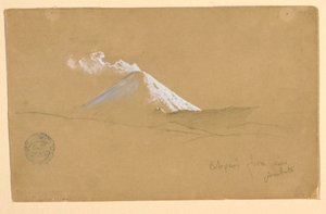 Cotopaxi Ambato közeléből, Ecuadorból alkotó: Frederic Edwin Church