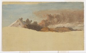 A Cotopaxi Ambato, Ecuador felől nézve alkotó: Frederic Edwin Church