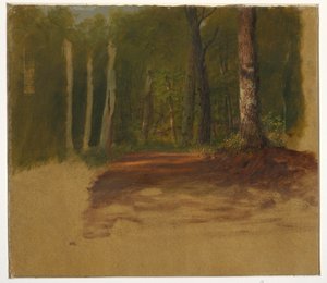 Rajz, Út az erdőbe, 1850-60 alkotó: Frederic Edwin Church