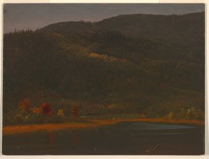 Rajz, Őszi táj, 1860-70 alkotó: Frederic Edwin Church