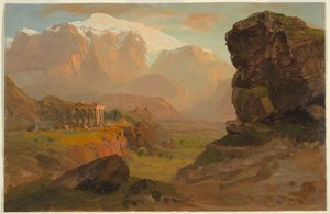 Rajz, Bashan Fantasy, 1869. április alkotó: Frederic Edwin Church