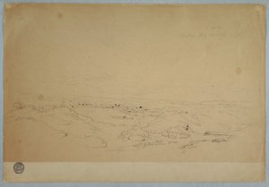 Rajz, Cartago, Kolumbia, 1853. július 23. alkotó: Frederic Edwin Church