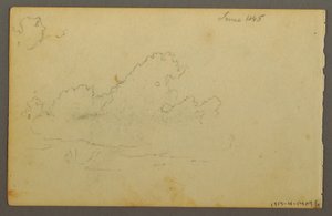 Rajz, Catskill Mountain House, 1844 alkotó: Frederic Edwin Church