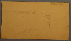 Rajz, Cliffs, 1859 alkotó: Frederic Edwin Church