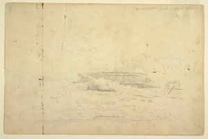 Rajz, Felhő tanulmányok, 1844 augusztus alkotó: Frederic Edwin Church