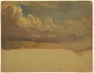 Rajz, Felhő tanulmány, 1871 március alkotó: Frederic Edwin Church