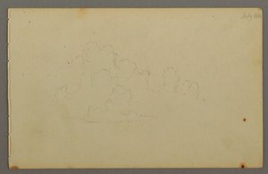 Rajz, Felhők, 1844 alkotó: Frederic Edwin Church