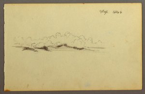 Rajz, Felhők, 1844 alkotó: Frederic Edwin Church