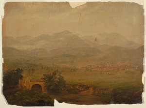 Rajz, Colomhia vagy Ecuador, 1853 alkotó: Frederic Edwin Church