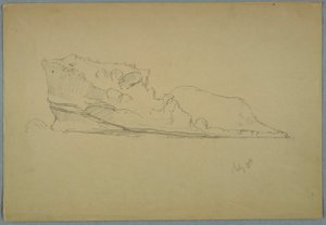 Rajz, úszó jéghegy, 1859. július 15. alkotó: Frederic Edwin Church