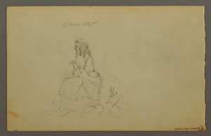 Rajz, Füvek, 1844 alkotó: Frederic Edwin Church