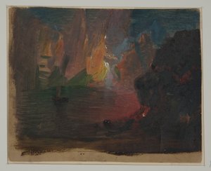 Rajz, Jéghegy fantázia, 1859 körül alkotó: Frederic Edwin Church