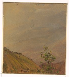 Rajz, tájkép, 1865 július alkotó: Frederic Edwin Church