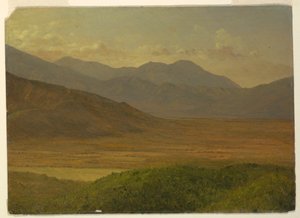 Rajz, tájkép, 1865 május alkotó: Frederic Edwin Church