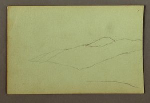 Rajz, Hegyhát, valószínűleg 1856 alkotó: Frederic Edwin Church