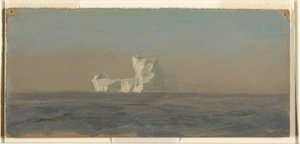 Rajz, Jéghegy, Új-Fundland, 1859. június alkotó: Frederic Edwin Church