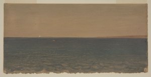 Rajz, Tengeri táj jégheggyel, 1859 alkotó: Frederic Edwin Church