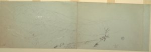 Rajz, vázlatok, Bloxburgh, Jamaica, 1865 alkotó: Frederic Edwin Church