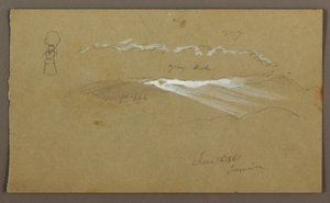 Rajz, ég, alak, 1865. június 12. alkotó: Frederic Edwin Church