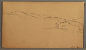 Rajz, Égi tanulmány, valószínűleg 1873 alkotó: Frederic Edwin Church
