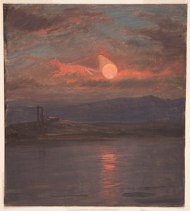 Rajz, A Nap szekere fantázia, valószínűleg 1868-69 alkotó: Frederic Edwin Church
