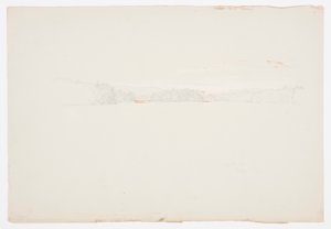 Rajz, Felső-Tongue-tó, 1879. október 1. alkotó: Frederic Edwin Church