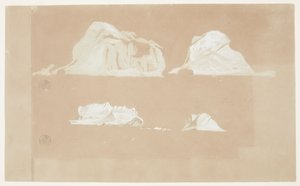 Lebegő jéghegyek alkotó: Frederic Edwin Church
