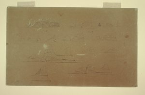 Lebegő jéghegyek, július 13 és 14 alkotó: Frederic Edwin Church