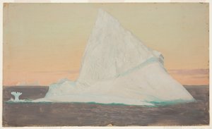 Jéghegy és jégvirág alkotó: Frederic Edwin Church
