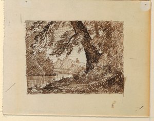 Képzeletbeli folyó táj alkotó: Frederic Edwin Church