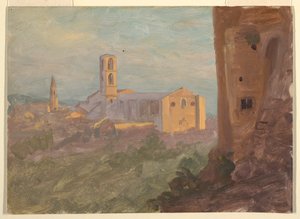 olasz vagy svájci város alkotó: Frederic Edwin Church