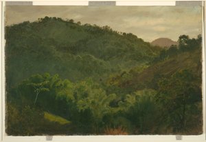 Táj Jamaicáról alkotó: Frederic Edwin Church