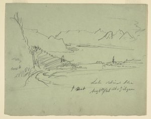 Ausztriai tájkép, 1868. augusztus 5. alkotó: Frederic Edwin Church