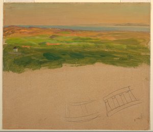 Táj, Szíria vagy Görögország közelében alkotó: Frederic Edwin Church