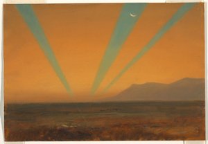 Táj naplementével alkotó: Frederic Edwin Church