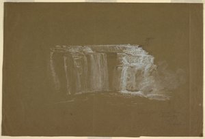 Lower Falls, Genesee River, Rochester, New York alkotó: Frederic Edwin Church