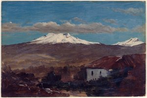 Chimborazo-hegy az ecuadori Riobamba-ból látható alkotó: Frederic Edwin Church