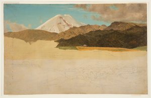 Chimborazo-hegy és Guaranda, Ecuador alkotó: Frederic Edwin Church