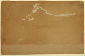 Mount Chimborazo, Guanojo és Guaranda közelében, Ecuadorban alkotó: Frederic Edwin Church