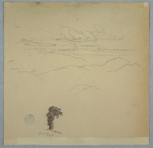 Mountainous Landscape with a Setting Sun and a Tree, Jamaica   1287999   hu       hungarian Successfully Translated  Original: Boog van Titus te Rome Veduta dellArco di Tito (title on object) Gezichten op Rome (series title) Vedute di Roma disegnate ed inc alkotó: Frederic Edwin Church