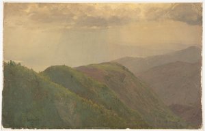 Hegyek Jamaicában alkotó: Frederic Edwin Church