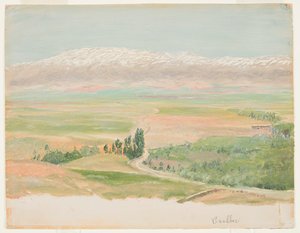 Hegyek Baalbec közelében alkotó: Frederic Edwin Church